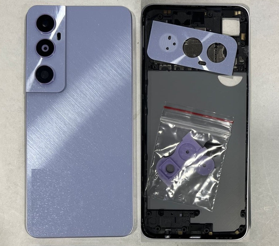 Back Panel Housing Body for Realme C65 4g Purple Back Panel Housing Body for Realme C65 4g Purple